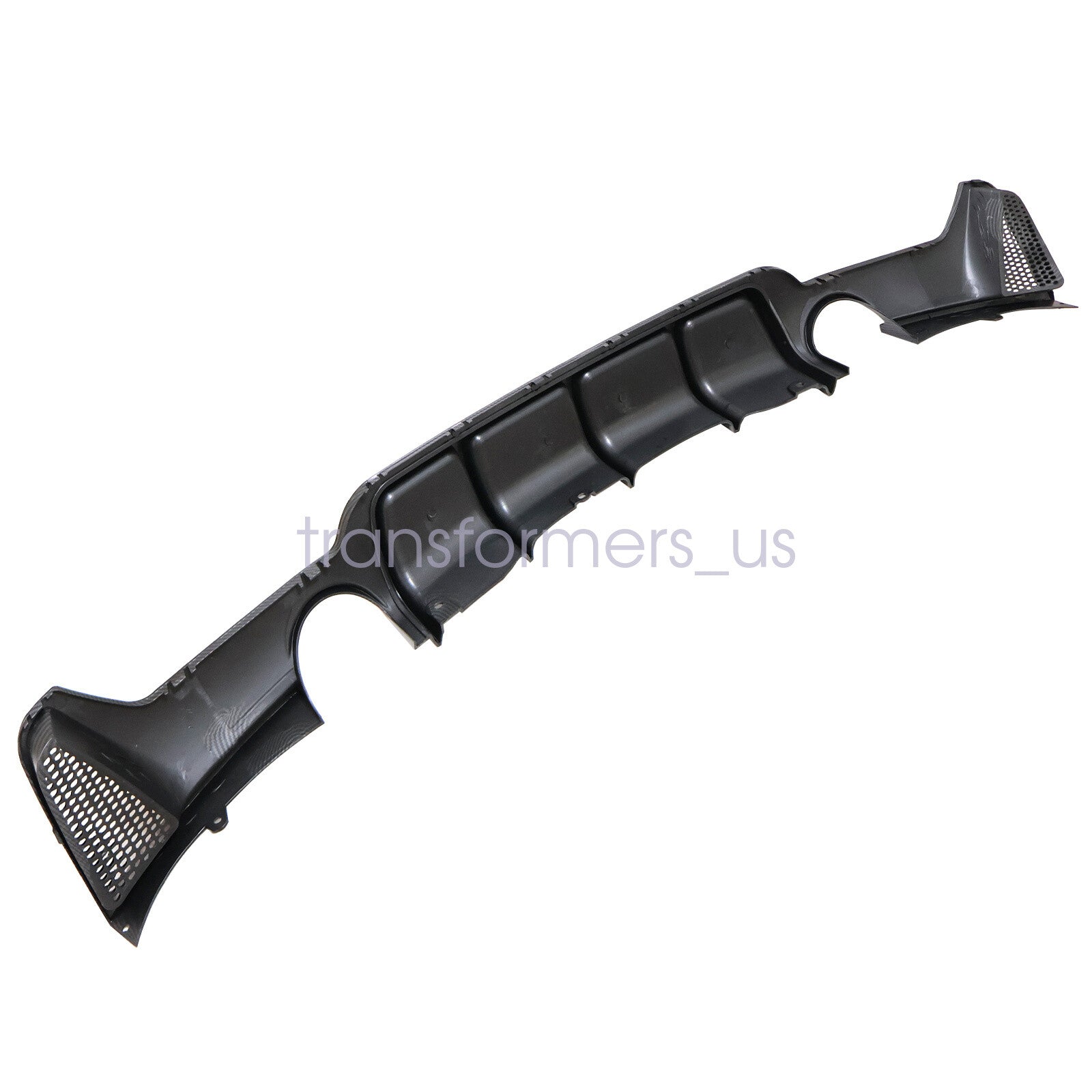 For 14-20 BMW F32 F33 F36 4Series M Sport Rear Diffuser Dual Exhaust Carbon Look