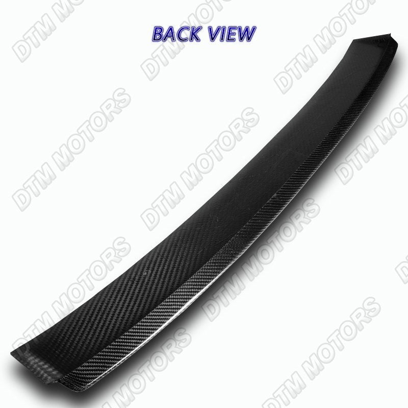 For 08-13 Infiniti G37 Coupe Real Carbon Fiber Rear Roof Window Spoiler Wing
