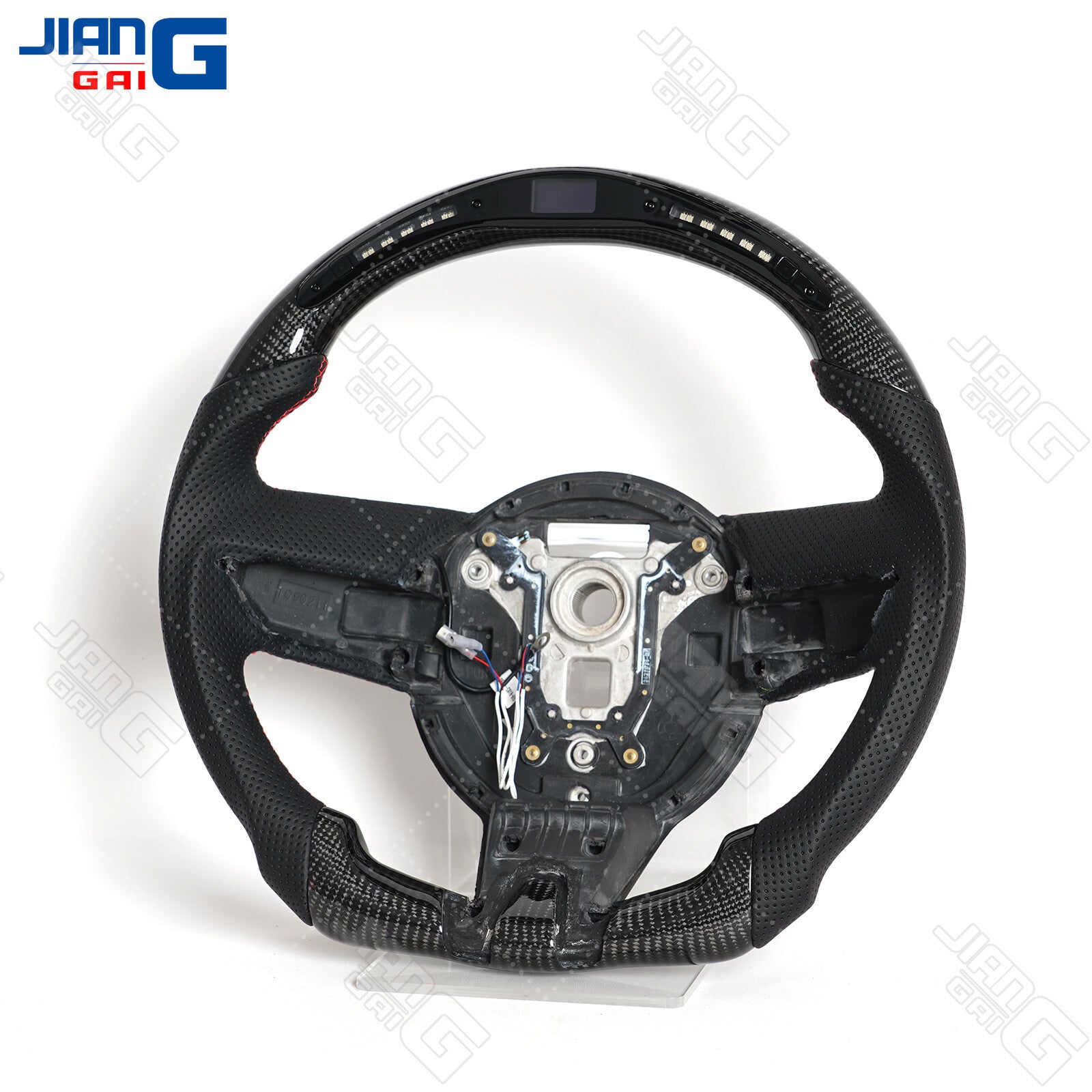 For Chevy Cherolet Camaro SS 2010-2011 Real Carbon Fiber LED Steering Wheel