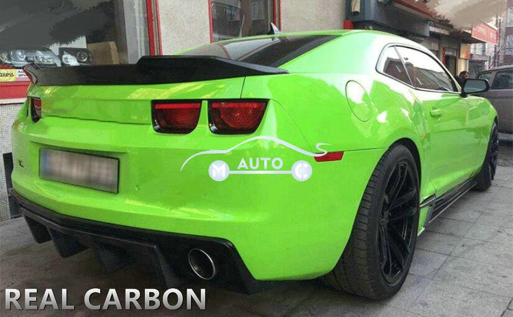 For Chevy Camaro 2010-2013 Real Carbon Fiber Rear Trunk Spoiler Boot Wing Lip Z