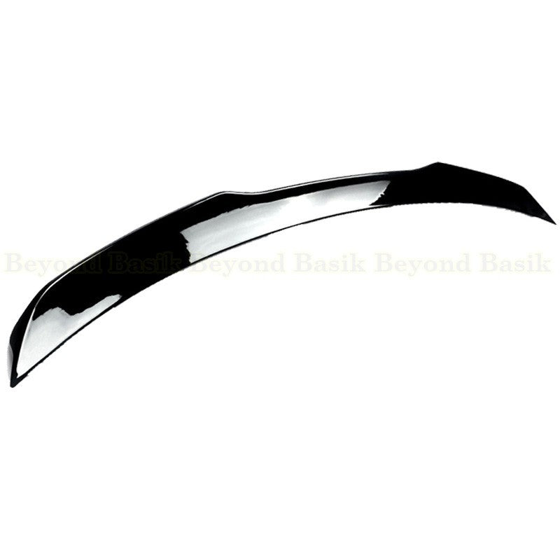 GLOSS BLACK V-Style Rear Trunk Spoiler Wing for 2015-2021 2022 2023 Ford Mustang