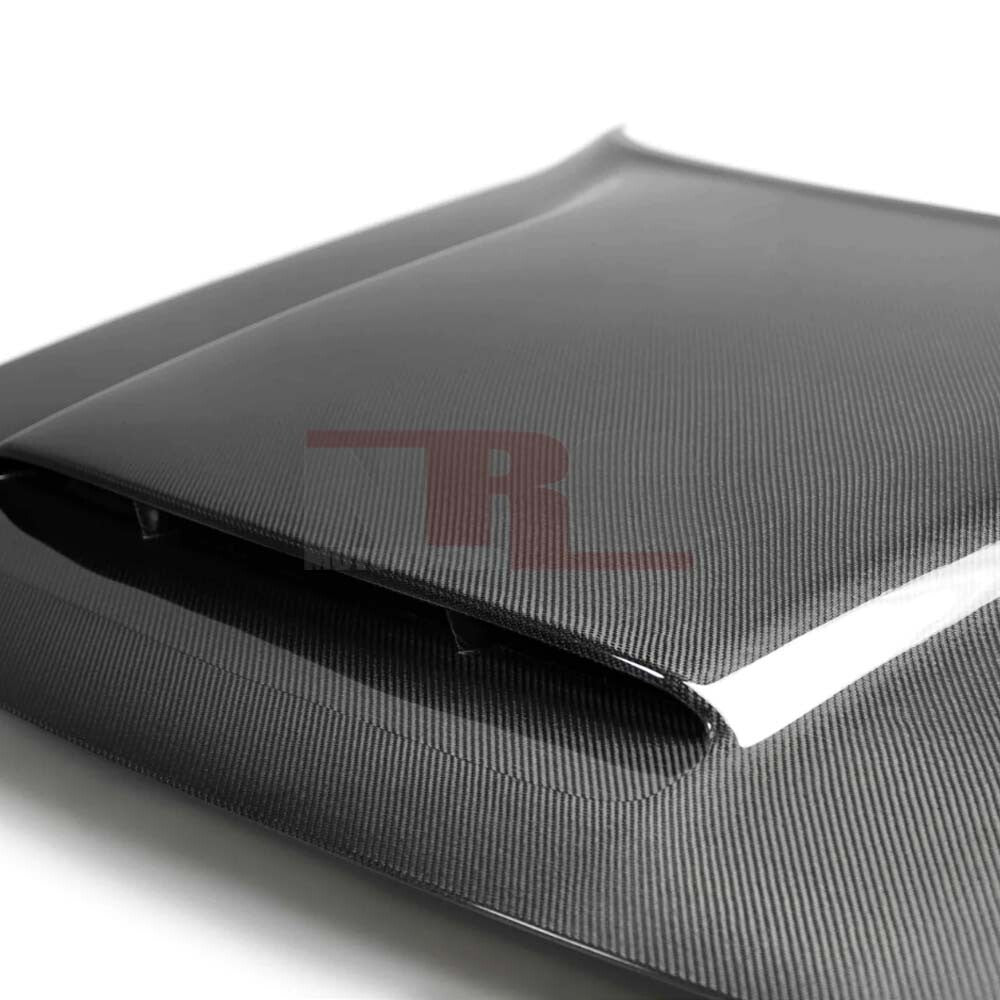 For 2008-2023 Dodge Challenger Demon Style Vented Carbon Fiber Hood