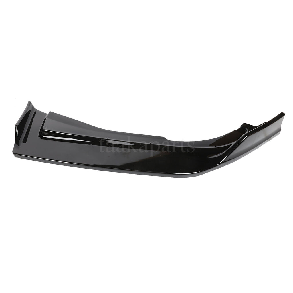 For 2016-2021 Honda Accord Front Bumper Lip Kit Spoiler Splitter Glossy Black