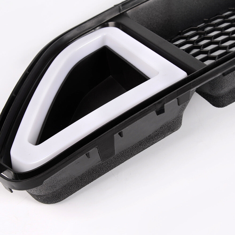 Front Upper Mesh Grille W/ DRL LED Light Fit for Ford Mustang 2015 2016 2017