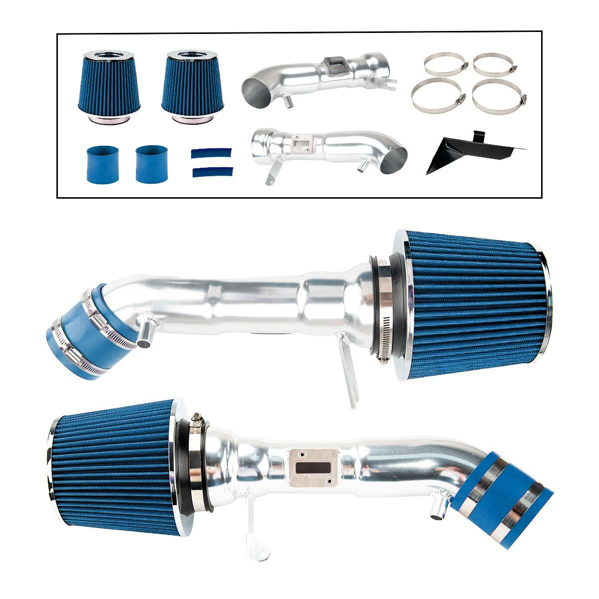 Cold Air Intake Kit + Heat Shield Fits 2008-2013 Infiniti G37 3.7L V6