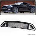 Front Upper Mesh Grille W/ DRL LED Light Fit for Ford Mustang 2015 2016 2017