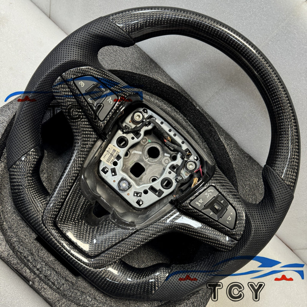 Fit for Chevrolet Camaro Malibu 2010-2015 Carbon Fiber Steering Wheel