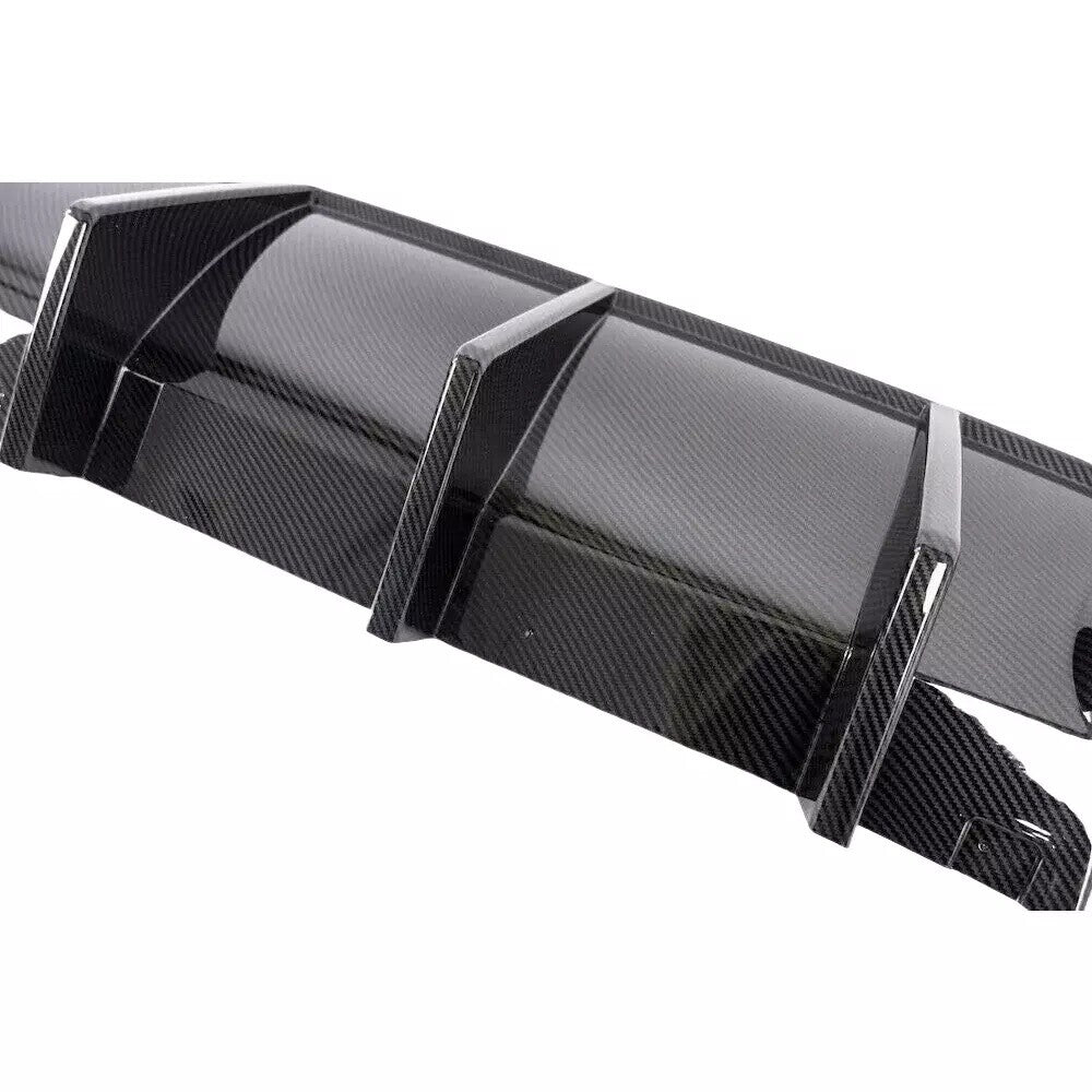 Carbon Fibre Rear Bumper Lip Diffuser Fit for 2015-2023 Dodge Charger SRT