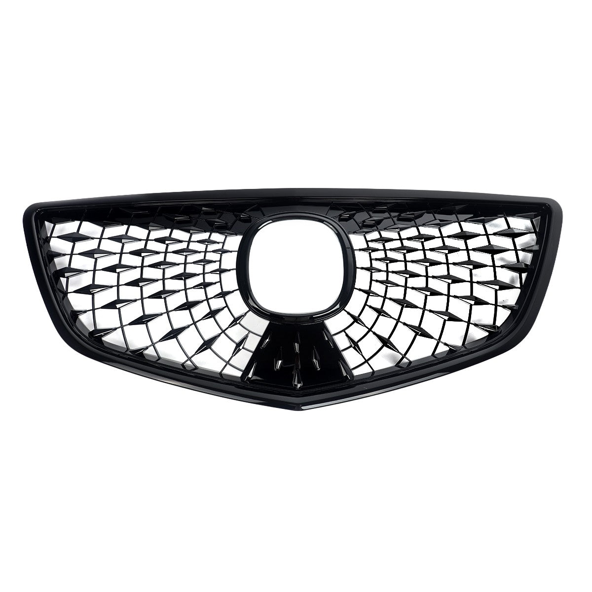 Upgrade 2022 Style Front Bumper Grille Grill for Acura MDX 2014-2016 Gloss Black