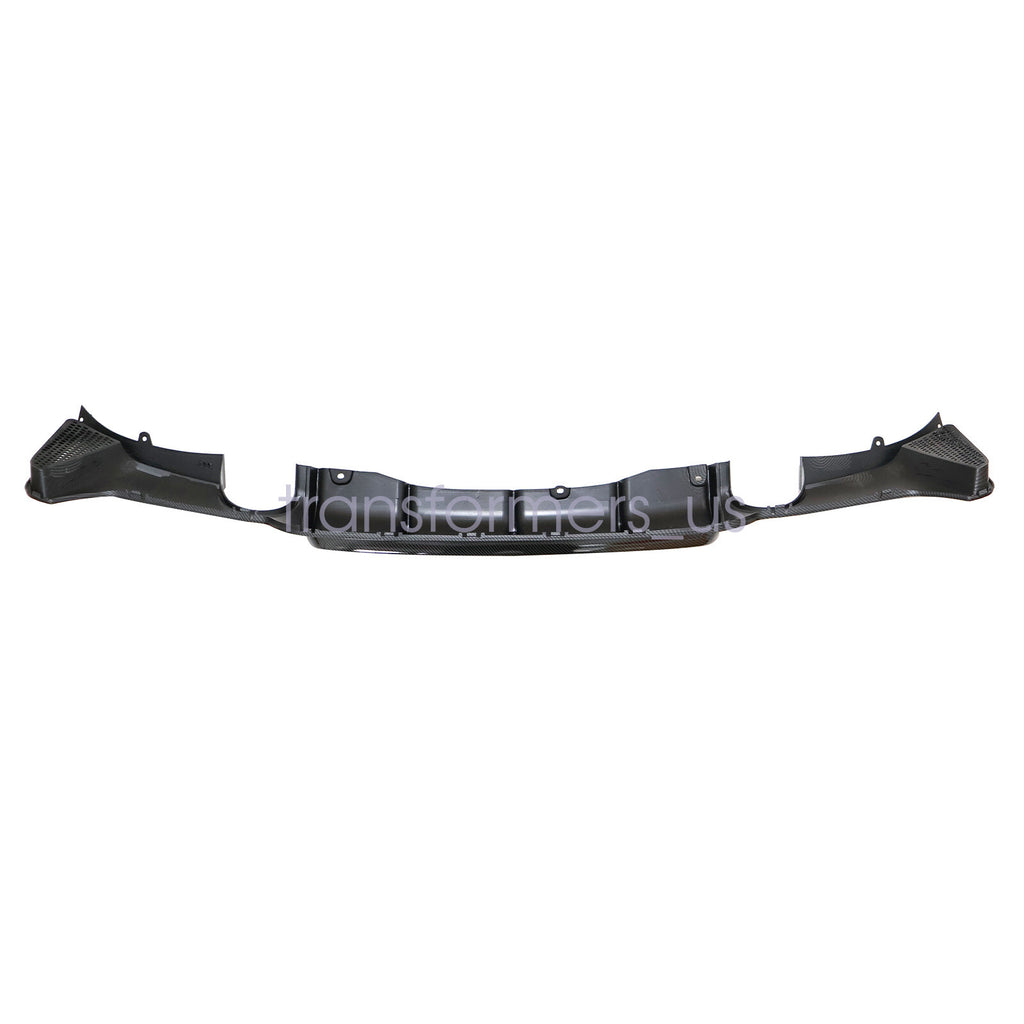 For 14-20 BMW F32 F33 F36 4Series M Sport Rear Diffuser Dual Exhaust Carbon Look