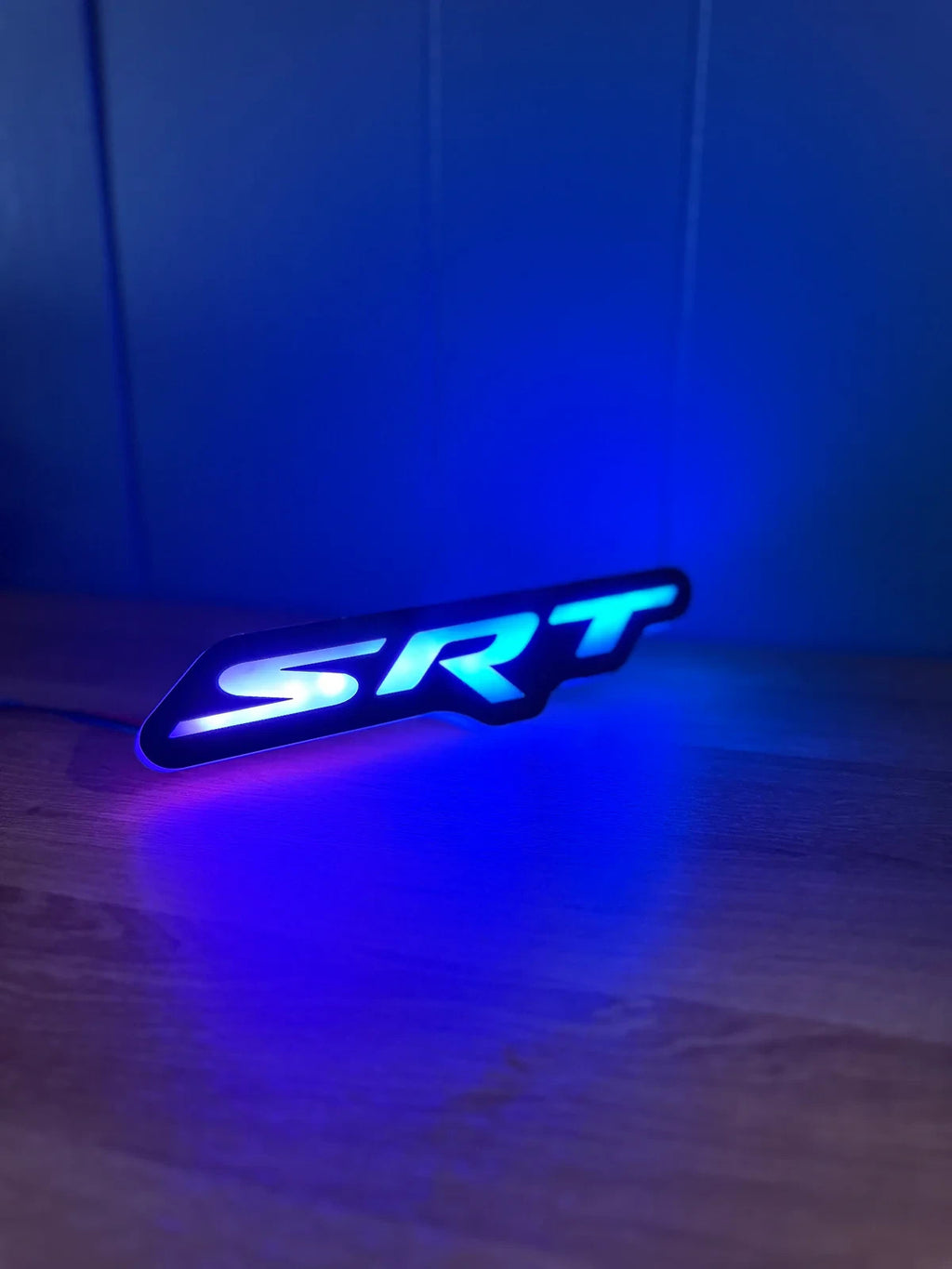 Dodge SRT Grille Badge RGB LED Emblem Bluetooth Color Chasing Challenger Charger