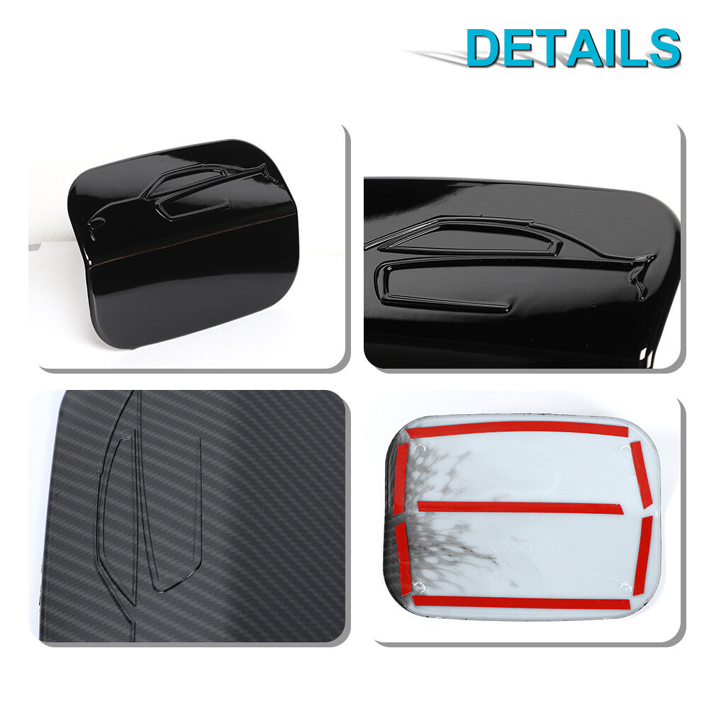 For 2011-2023 Dodge Charger Look Gas Door Cover Fuel Tank Door Trim Accessories