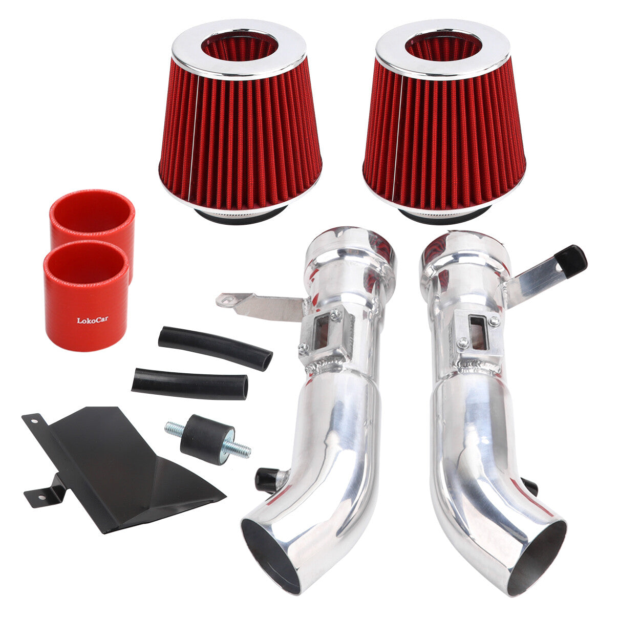 Cold Air Intake System Fits for Nissan 370Z with 3.7L V6 Engine Infiniti G37 Red