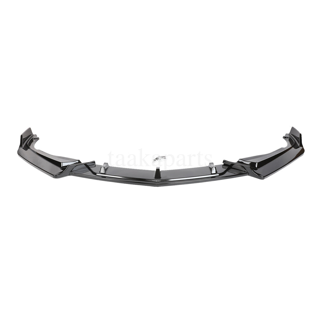For 2016-2021 Honda Accord Front Bumper Lip Kit Spoiler Splitter Glossy Black