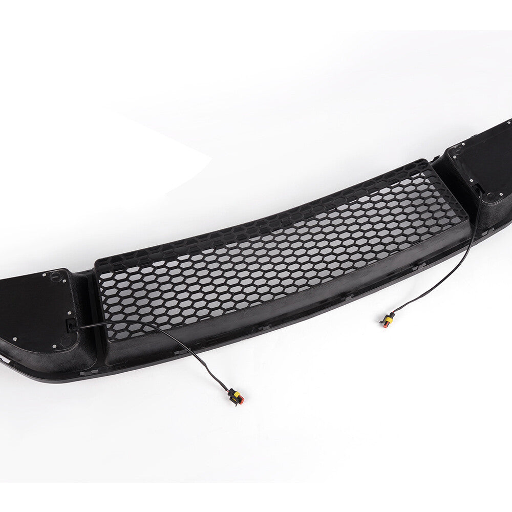 Front Upper Mesh Grille W/ DRL LED Light Fit for Ford Mustang 2015 2016 2017