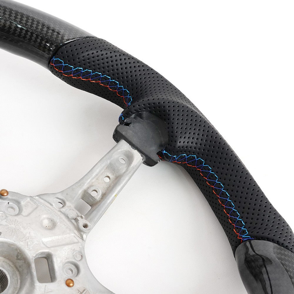 Real Carbon Fiber Steering Wheel NO Heated for BMW F30 F80 M2 M3 M4 F87 F32 X4