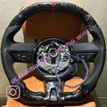 REAL CARBON FIBER Steering Wheel for CHEVY CAMARO SS FLAT TOP 2010-11 YEARS