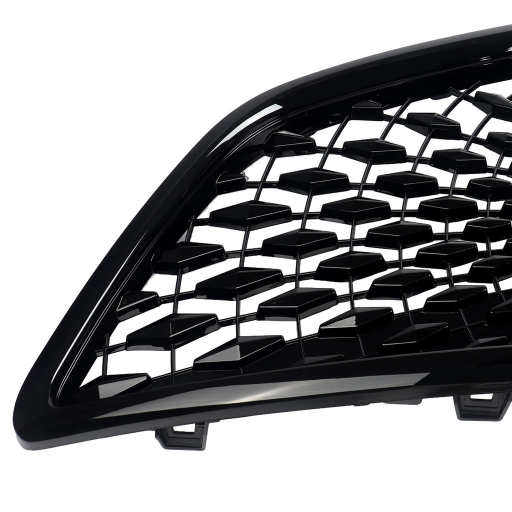 Upgrade 2022 Style Front Bumper Grille Grill for Acura MDX 2014-2016 Gloss Black
