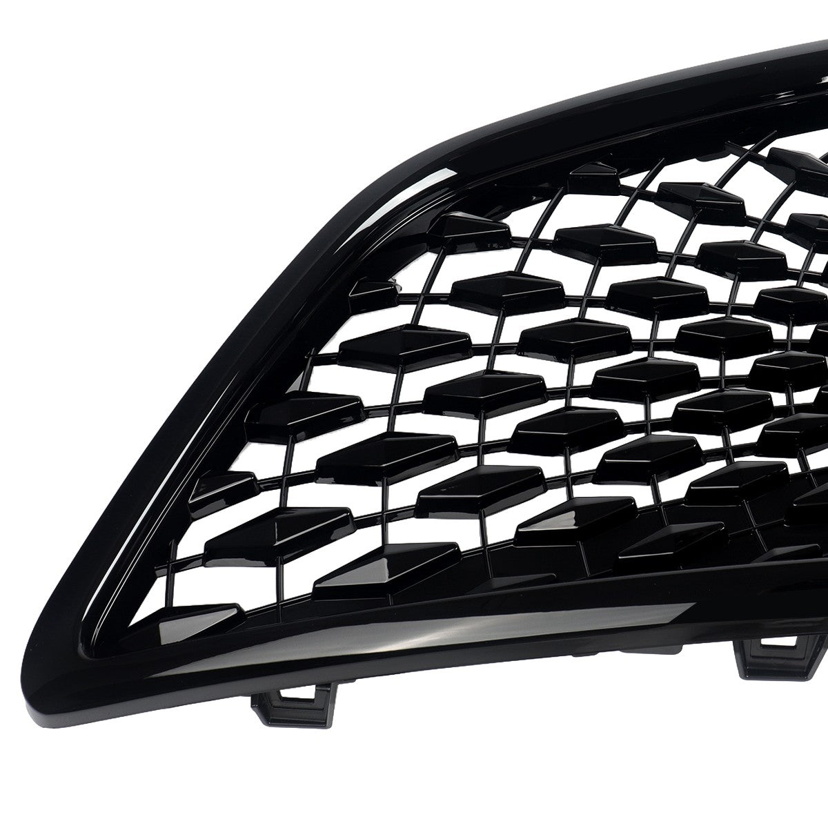 Upgrade 2022 Style Front Bumper Grille Grill for Acura MDX 2014-2016 Gloss Black