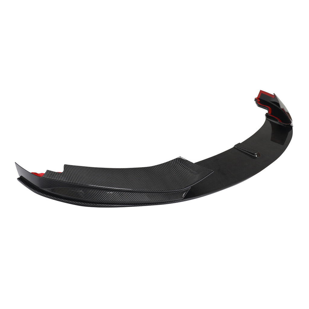 Front Bumper Lip for 14-20 BMW F32 F33 F36 M Sport Splitter Carbon Fiber Style