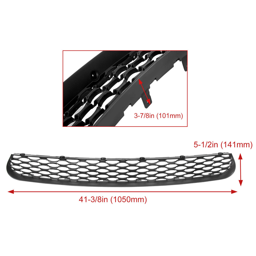 For 2015-23 DODGE CHARGER RT SCAT PACK SRT STYLE Front Upper + Lower Grille Kit
