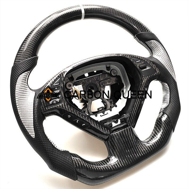 CARBON FIBER Steering Wheel for INFINITI G37/G25/G37X +BUTTONS+COVER