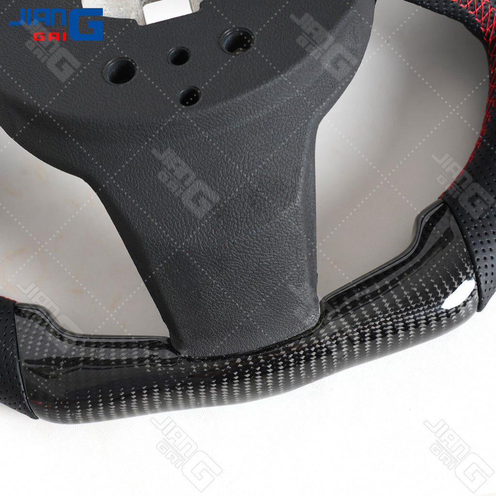 For Chevy Cherolet Camaro SS 2010-2011 Real Carbon Fiber LED Steering Wheel