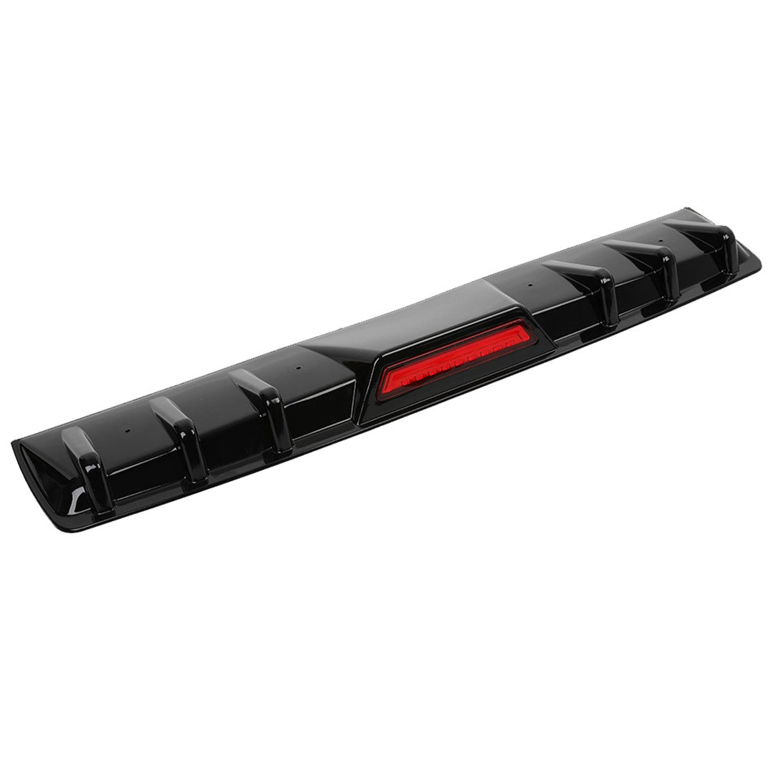 Rear Bumper Diffuser W/ LED Tail Brake Light Glossy for Infiniti G35 G37 Coupe