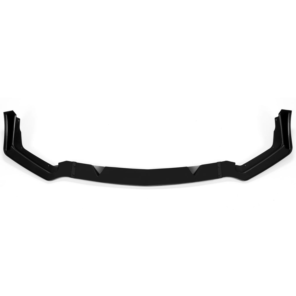 For 14-17 Infiniti Q50 Sport 4DR Carbon Fiber Style 3PC Front Bumper Lip Spoiler