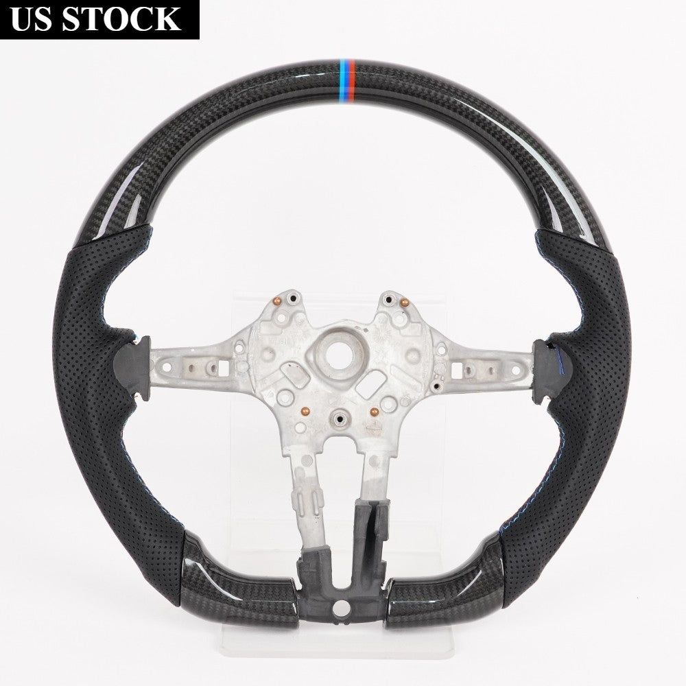 Real Carbon Fiber Steering Wheel NO Heated for BMW F30 F80 M2 M3 M4 F87 F32 X4