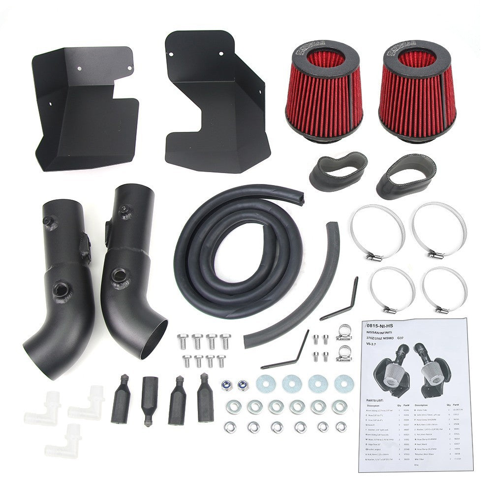 Cold Air Intake System for 2008-2013 INFINITI G37 VQ37VHR 3.7L V6 Turbo Kit