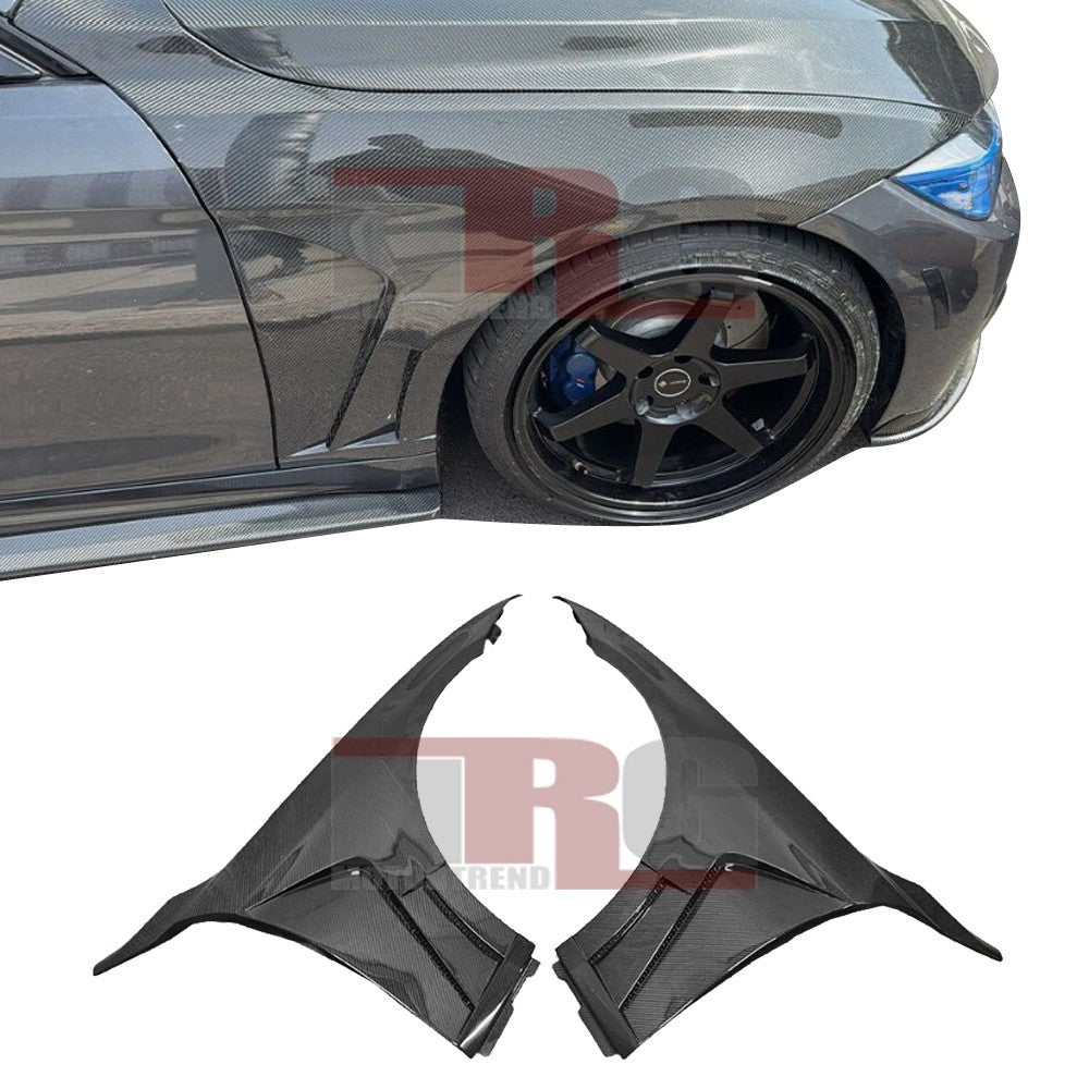 Carbon Fiber Fenders Fender for 2012-2018 BMW 3 Series F30 F3 V1 Style - Pair