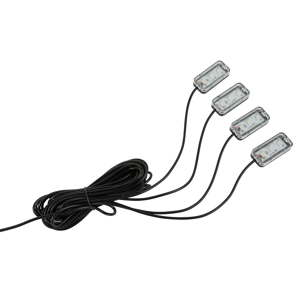 2/10 in 1 LED RGB Acrylic Interior Strip Ambient Lights Kit for Ford Mustang