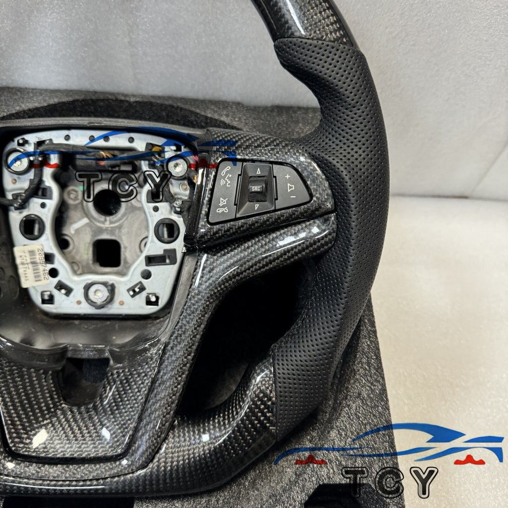 Fit for Chevrolet Camaro Malibu 2010-2015 Carbon Fiber Steering Wheel