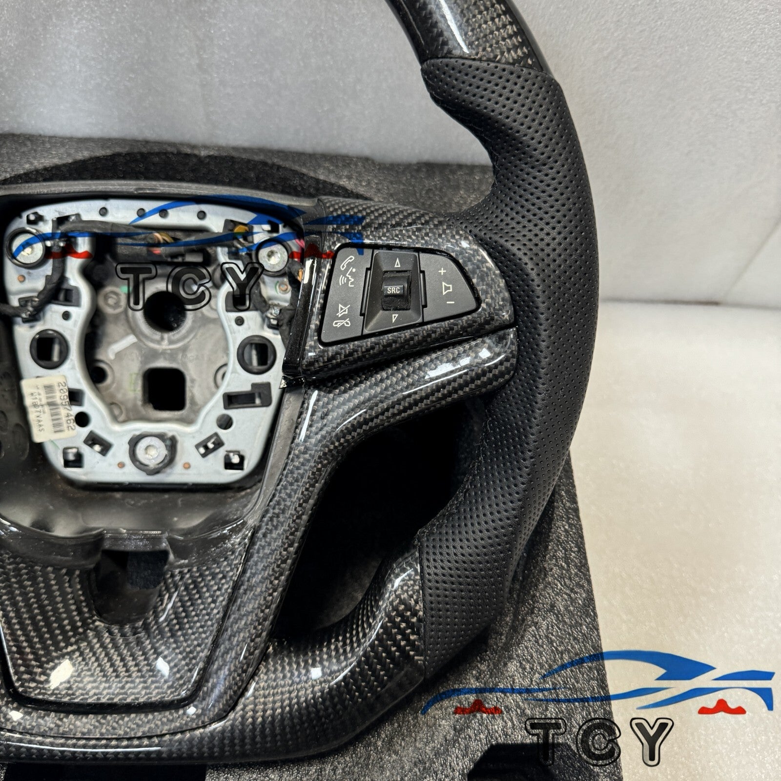 Fit for Chevrolet Camaro Malibu 2010-2015 Carbon Fiber Steering Wheel
