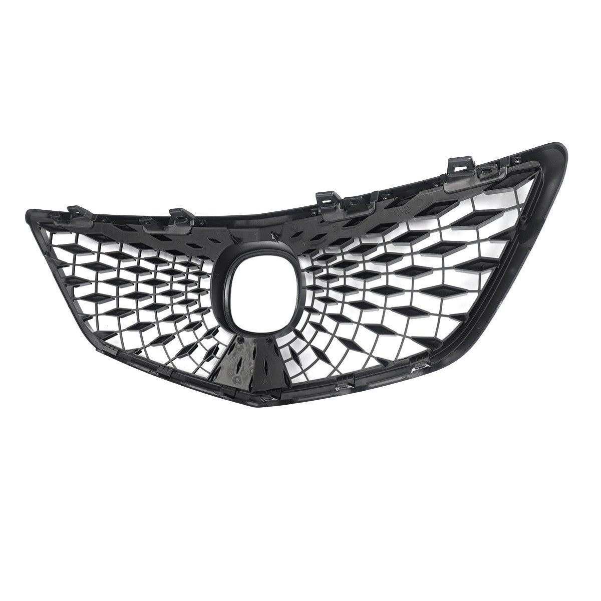 Upgrade 2022 Style Front Bumper Grille Grill for Acura MDX 2014-2016 Gloss Black