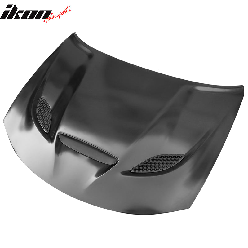 SRT Hellcat Style Aluminum Hood Scoopvent Fits 2015-2023 Dodge Charger
