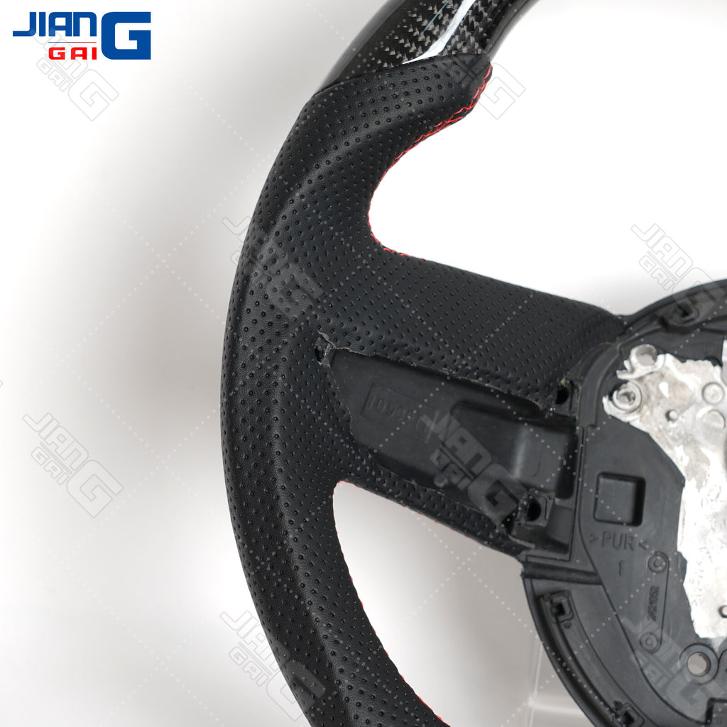 For Chevy Cherolet Camaro SS 2010-2011 Real Carbon Fiber LED Steering Wheel