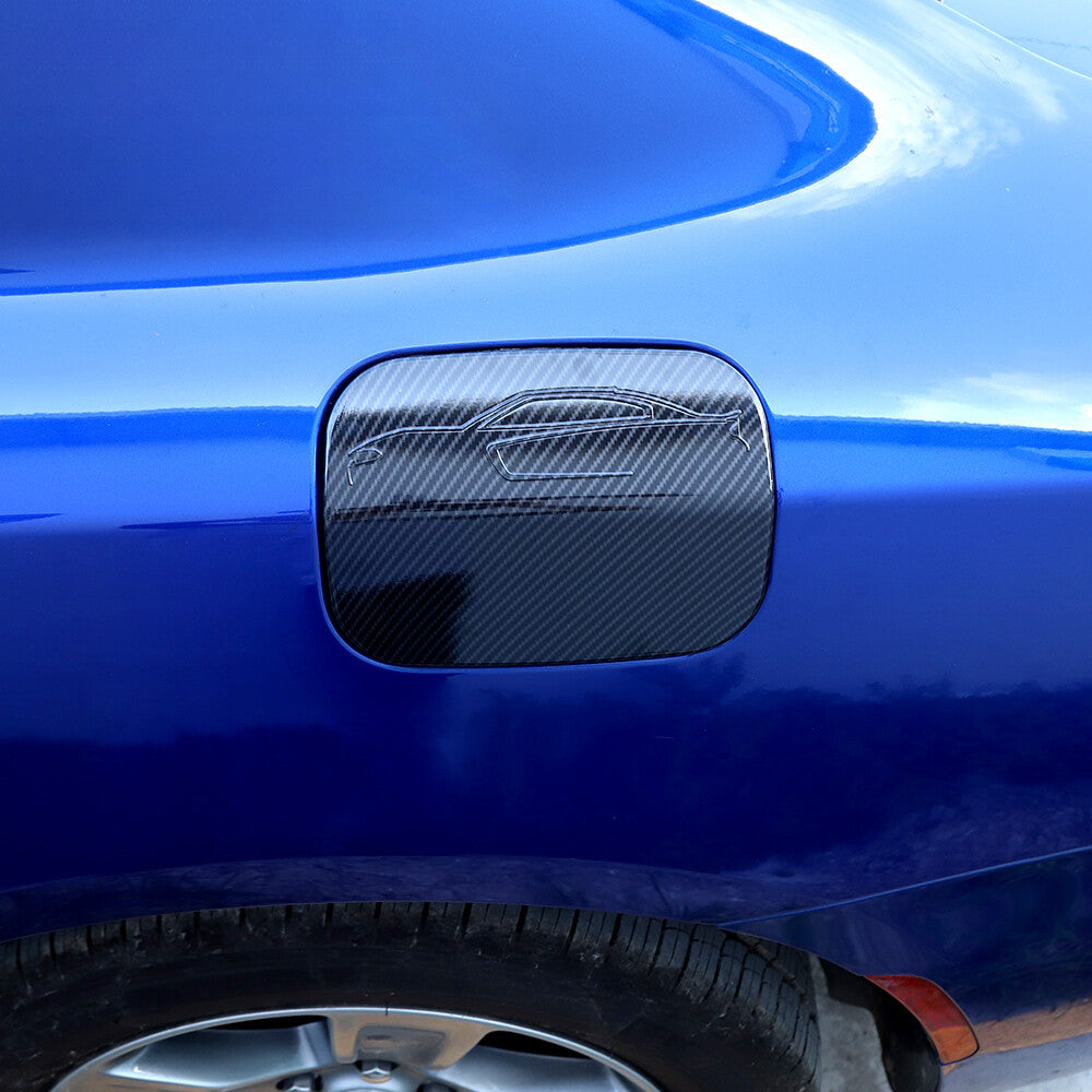 For 2011-2023 Dodge Charger Look Gas Door Cover Fuel Tank Door Trim Accessories