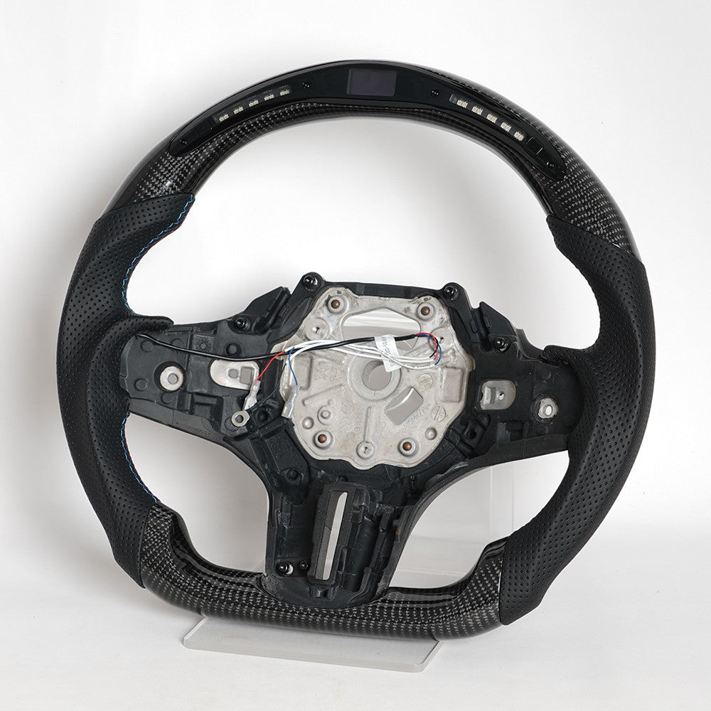 Real Carbon Fiber LED Steering Wheel for BMW 1/2/3/4 Series G20 G29 F40 F87 M3