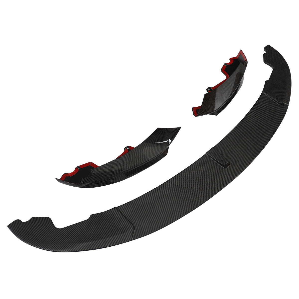 Front Bumper Lip for 14-20 BMW F32 F33 F36 M Sport Splitter Carbon Fiber Style