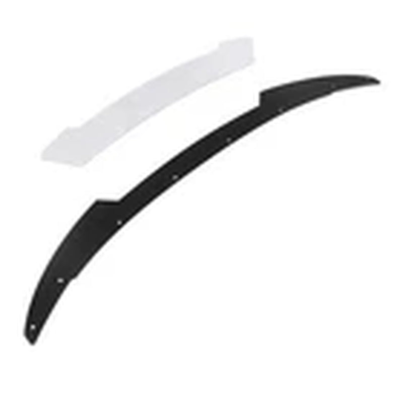 Fit 15-23 Dodge Charger SRT 2 Pcs BK Decklid Spoiler Gurney Flap Wicker Bill