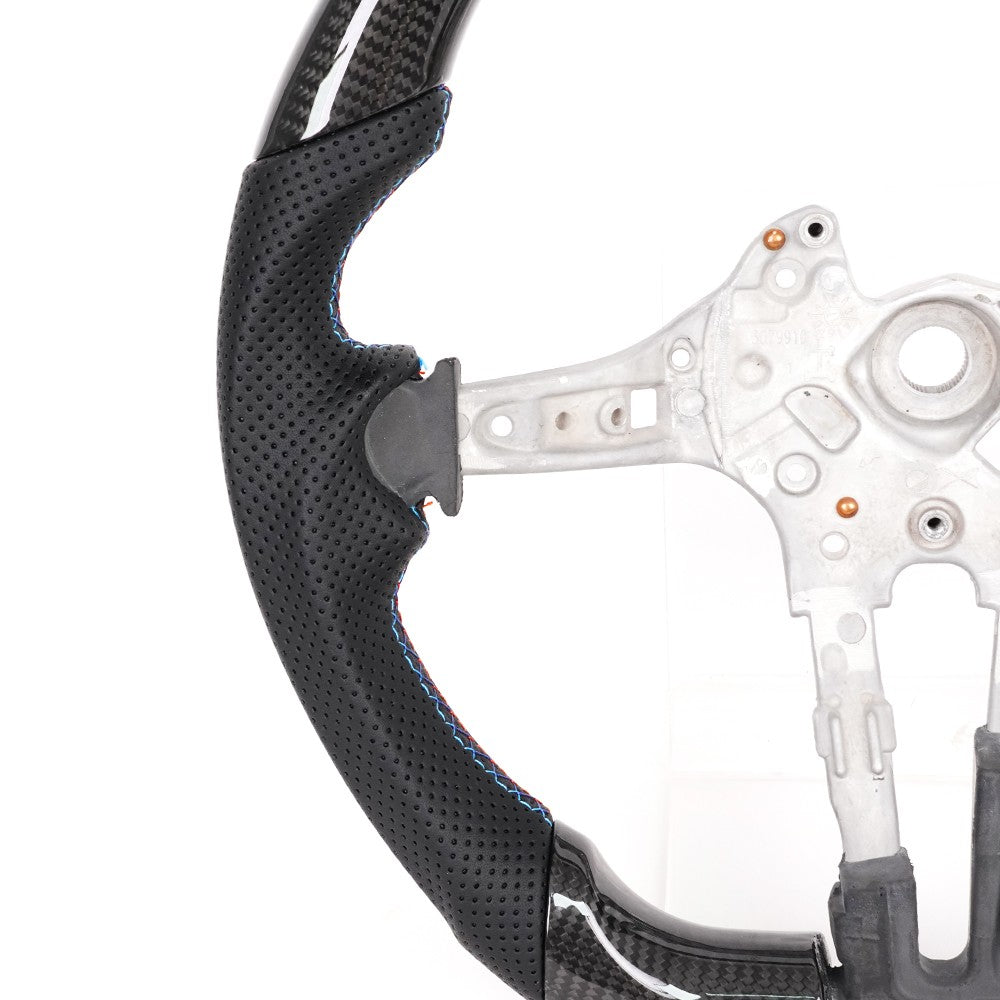 Real Carbon Fiber Steering Wheel NO Heated for BMW F30 F80 M2 M3 M4 F87 F32 X4