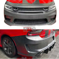 For 2015-2023 Dodge Charger 21+SRT Style Front Bumper + Rear Bumper Body Kit