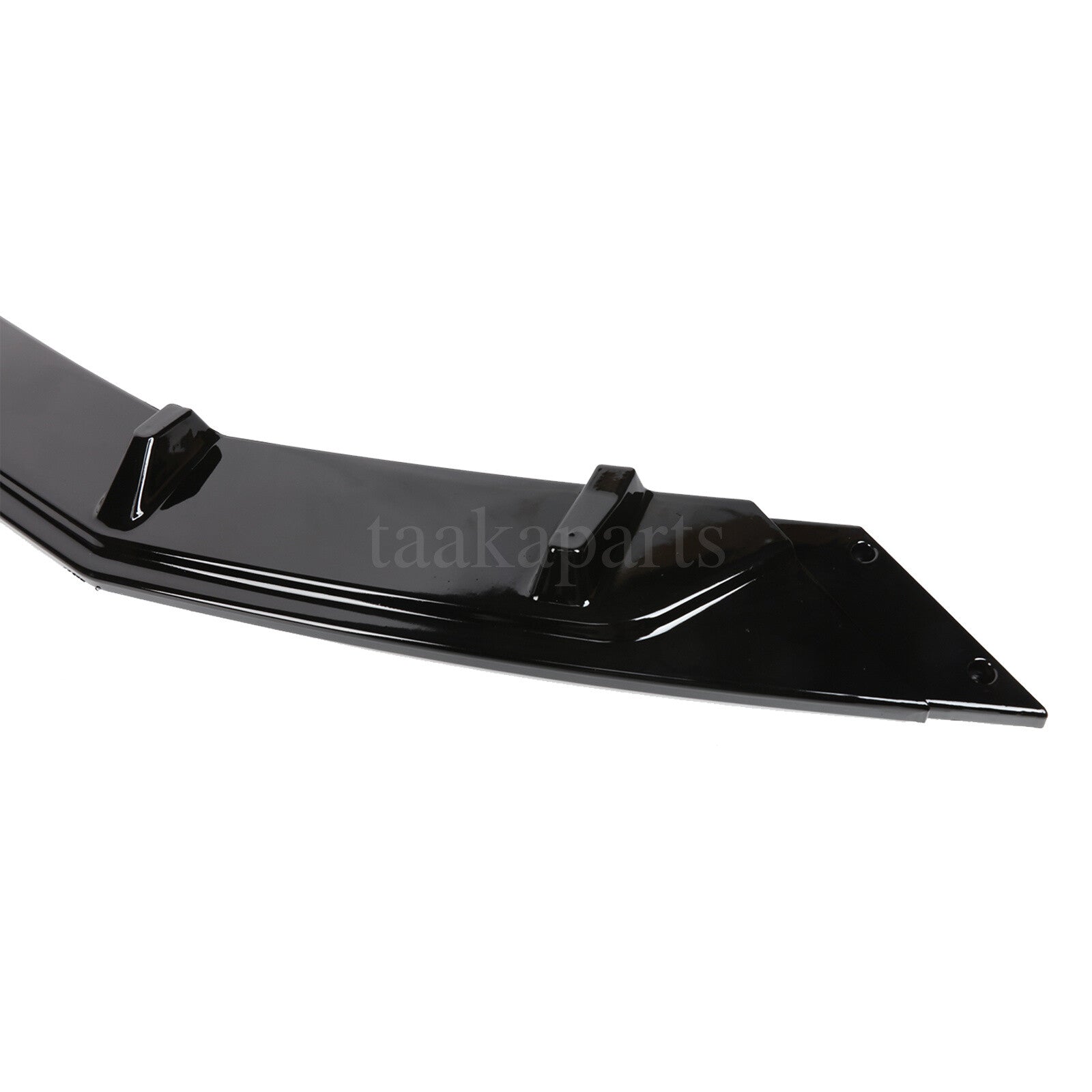 For 2016-2021 Honda Accord Front Bumper Lip Kit Spoiler Splitter Glossy Black