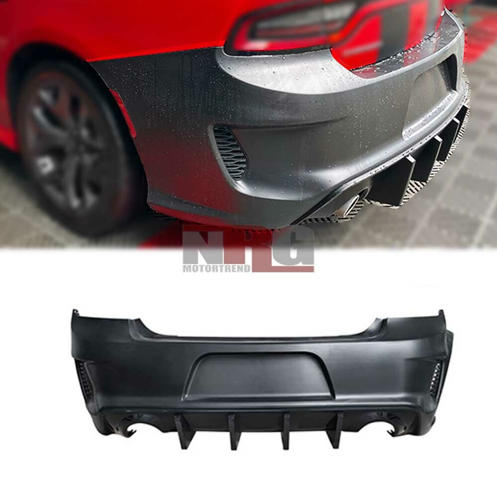 For 2015-2023 Dodge Charger 21+SRT Style Front Bumper + Rear Bumper Body Kit