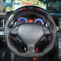 LED Carbon Fiber Steering Wheel for Infiniti G25 G37 G35 Q40 EX35 EX37 2008-2015