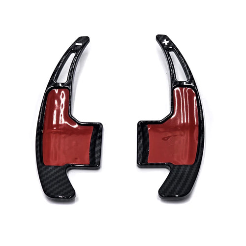 2 Pcs Car Steering Wheel Paddle Shifter Cover for Ford Mustang 2015 2016 2017 2018 2019 2020 2021 2022 2023 ABS Trim Accessories
