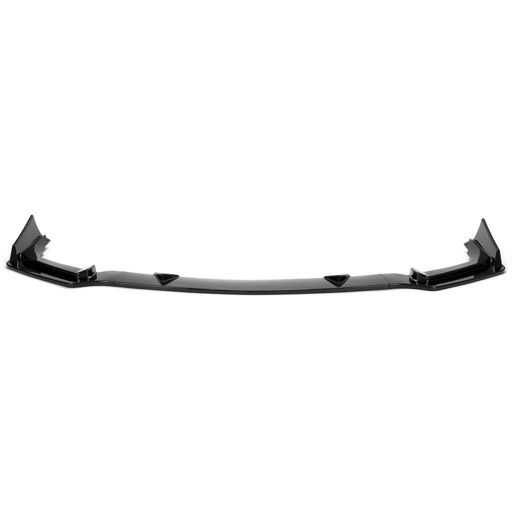 For 14-17 Infiniti Q50 Sport 4DR Carbon Fiber Style 3PC Front Bumper Lip Spoiler