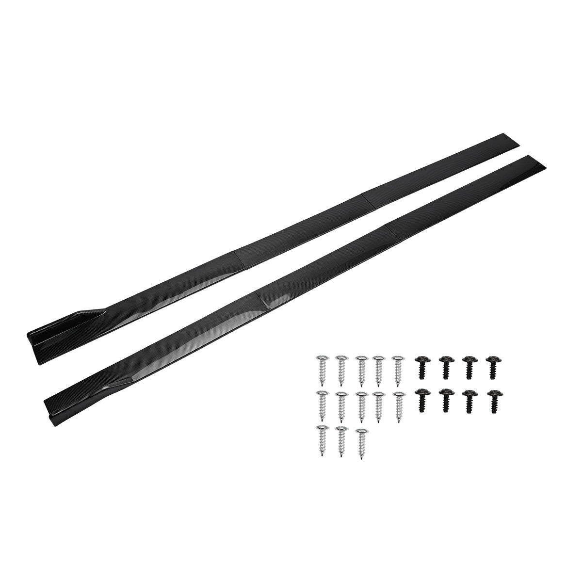 For Infiniti G37 Sedan Coupe Carbon Fiber Side Skirt Extension Splitter Spoiler